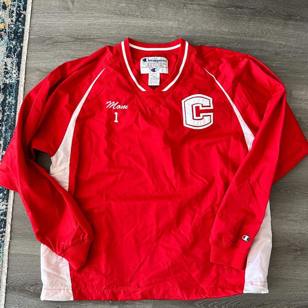Vintage Champion Coaches Windbreaker Jacket #1 Mom